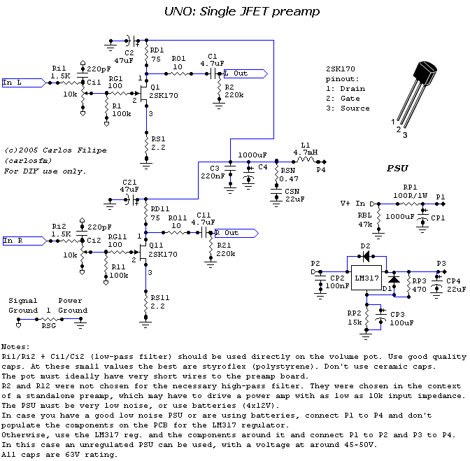 The Carlos FM discrete GC preamp with gain.